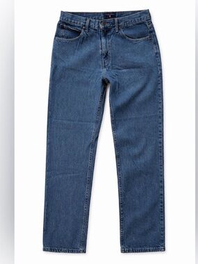 Saddlebred Mens 34x30 Classic Fit Blue Jeans Straight Leg Denim Pants Casual